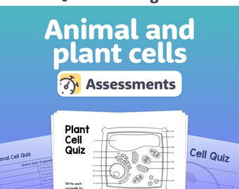 Beoordelingen van dierlijke en plantaardige cellen | Quizzen over organellenstructuren en -functies voor basisschoolleerlingen en thuisonderwijs