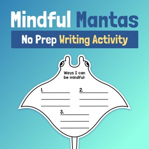 Summer Bulletin Board Mindfulness Craft | 1st, 2nd, 3rd, 4th Grade Classroom Decor, Growth Mindset Summer Activity (Printable PDF)