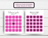 Gilmore Girls Bingo Game, Bachelorette Party Activity (Digital Download)