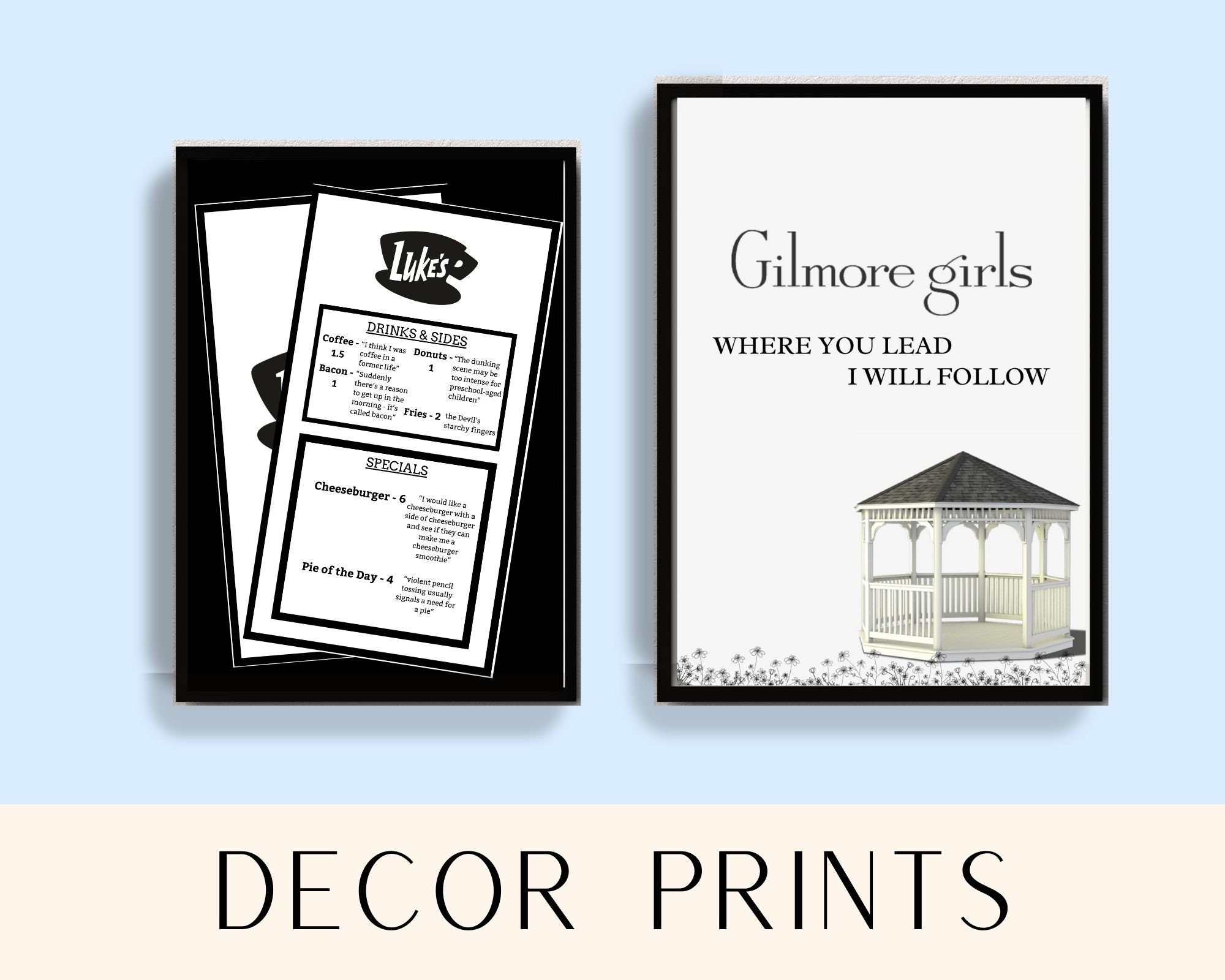 Gilmore Girls Themed Printable Party Package, Bachelorette Theme Decor ...