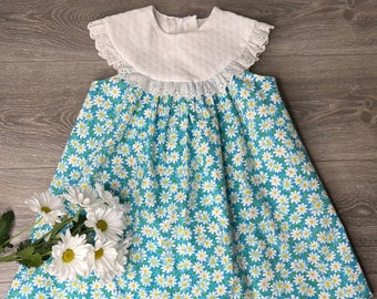 Vestido de niña, Vestido de cumpleañera, Vestidos de verano para bebés, Vestidos para niñas pequeñas, Traje de niña de verano, Vestido de bebé estilo margarita, Vestido de niña Daisy