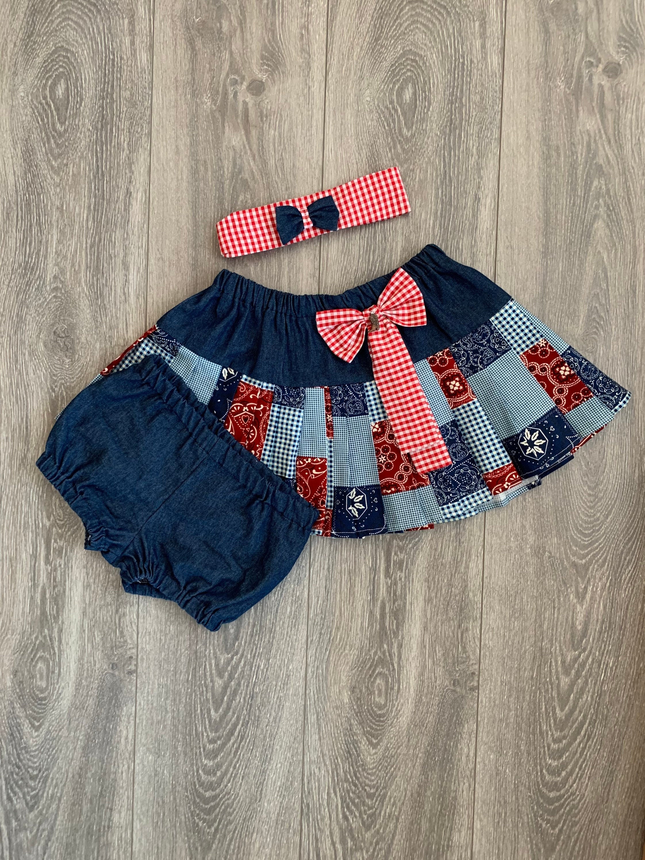 Toddler Denim Skirt Etsy
