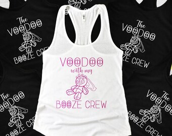 NOLA Voodoo Junggesellinnenabschied Shirts: Braut & Brautjungfer Passende Tank Tops
