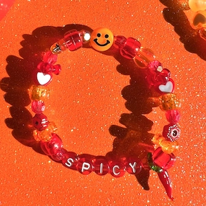 Spicy Kandi Bracelet | Beaded Jewelry | Y2K Bracelet | Kawaii Bracelet