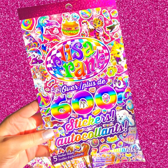 Lisa Frank Sticker Book Over 600 Stickers Sticker Sheets - Etsy