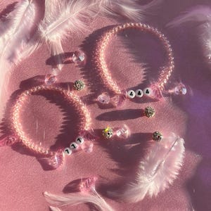 Angel Number Bracelet | Angel Wings for Protection, Prosperity, Luck, Love | Crystal Beaded Bracelet | Gifts for Her | Lucky Number image 2