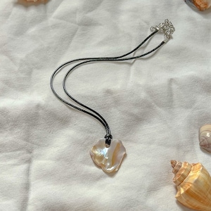 Mother of Pearl Cord Necklace