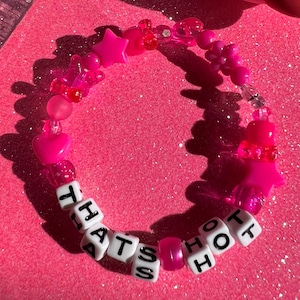 That’s Hot Beaded Bracelet | Trendy Bracelet | Kandi Bracelet | Y2K Bracelet | Bead Bracelet | Kawaii Bracelet
