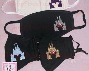 Mickey & Minnie Castle Face Masks