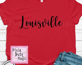 Louisville Game Day Shirt/Sweatshirt - Show Your Team in Style. Louisville Cardinals Spirit Wear....Go Cards!