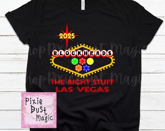 NKOTB Inspired Las Vegas Residency The Right Stuff Concert Shirt/Tank - Let's Party, Blockhead Style!