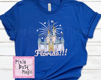 Florida Castle Shirt - An Enchanting Taylor Inspired Tee. Perfect For Your Upcoming Magical Vacation!