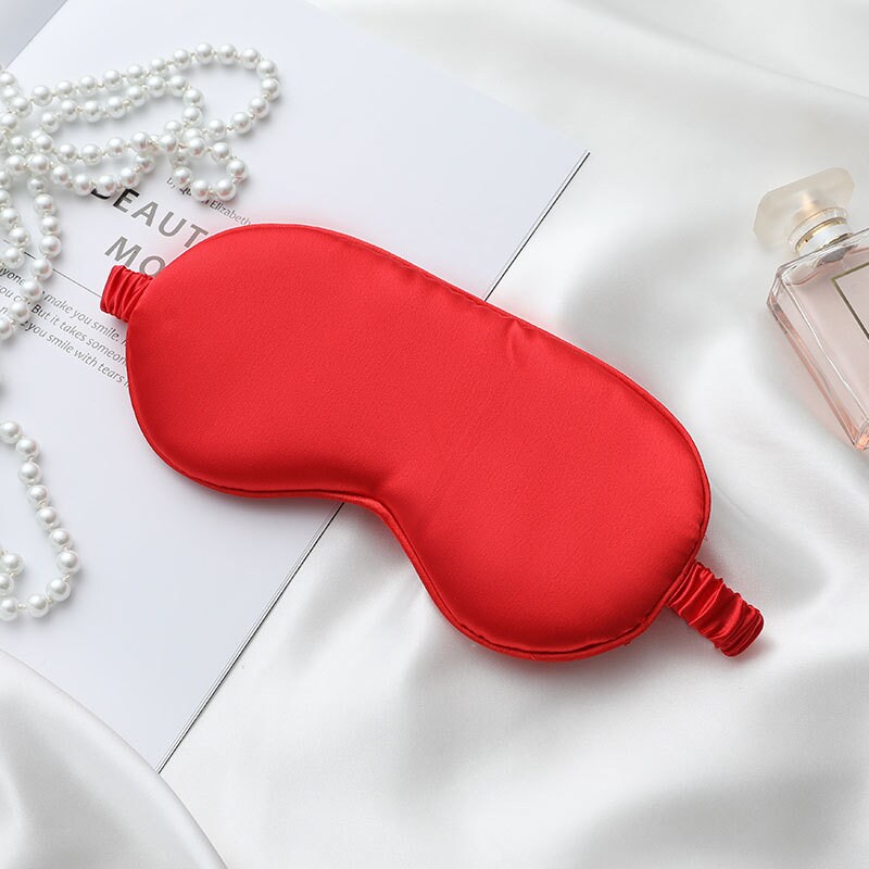 Satin Sleep Mask 3pc Red Eye Sleeping Mask With Scrunchie and Etsy