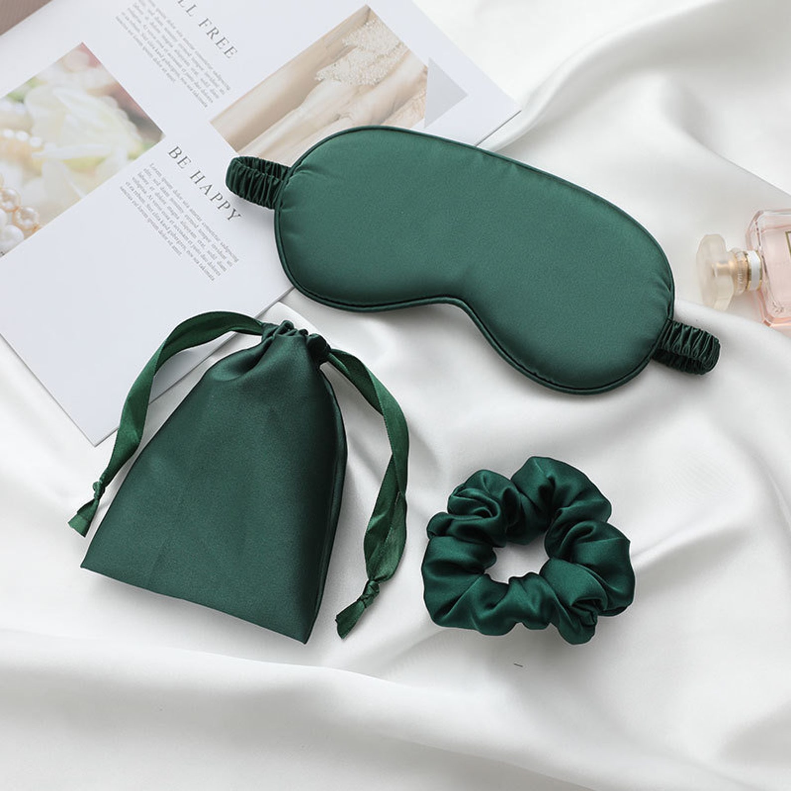 Sleeping Beauty Satin Sleep Mask 3pc Set Gift for her Etsy