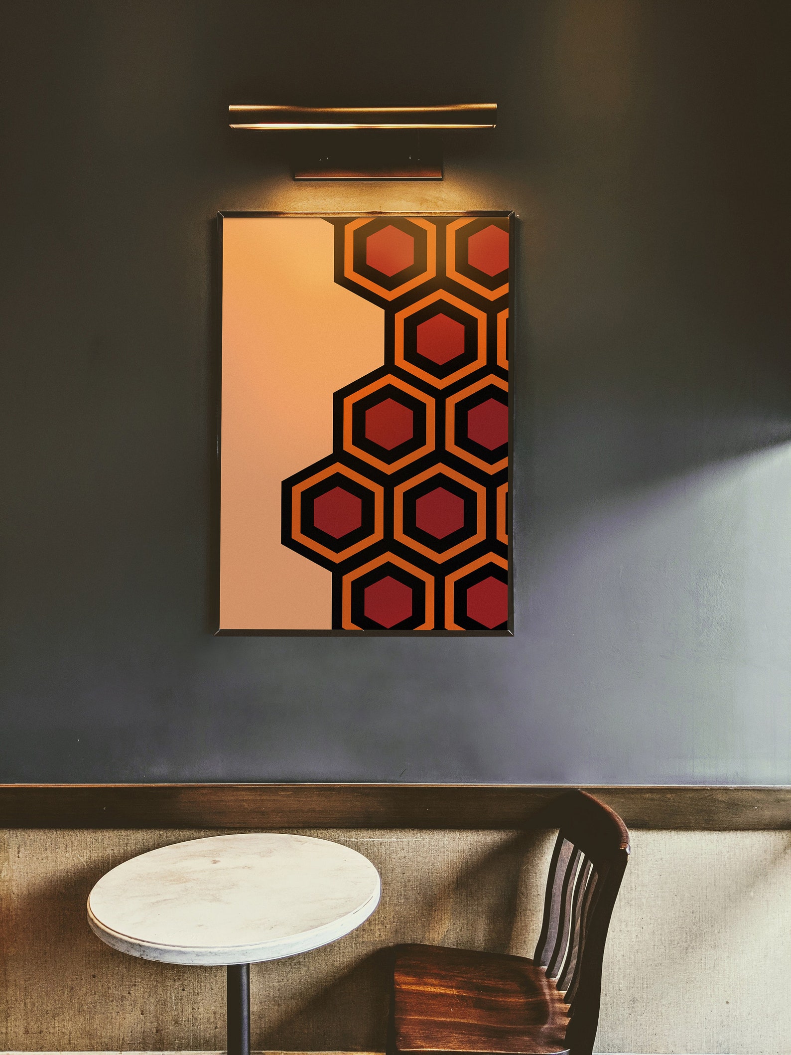 The Overlook Hotel Pattern Set of 2 Digital Prints Warm Cozy Etsy