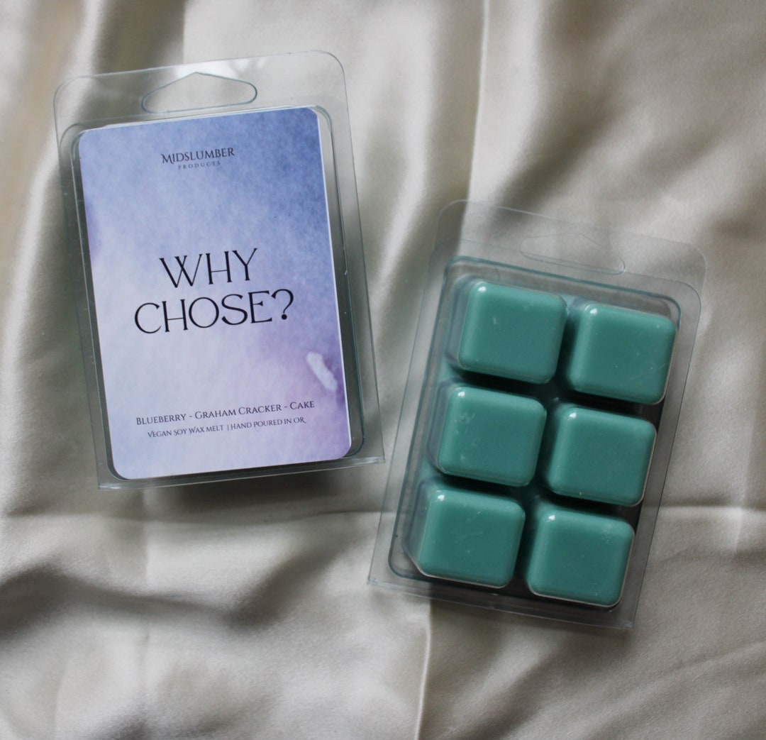 Why Chose Wax Melt 3 Oz 100 Vegan Soy Bookish Wax Melts Romance Wax