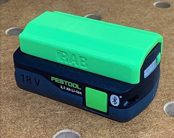 Festool FS-BatteryCover™ by RAB Tools : A Locking 18V Festool Battery Cover To Add A Layer Of Protection For Your Festool Batteries