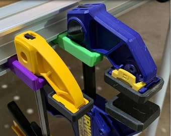 Clamp Rack for Irwin and DeWalt Trigger Clamps: MFT/ACS Table Storage