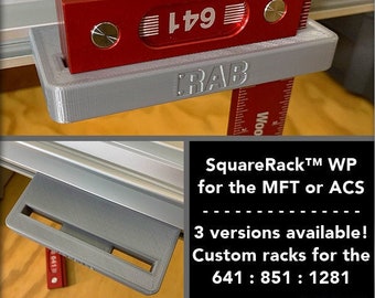 SquareRack™ WP by RAB Tools : The Original Storage Rack For Your Woodpeckers Aluminum or Stainless Steel Bladed Squares