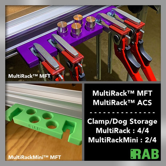 Festool MultiRack ™ von RAB-Tools: Das Original-Schnellspann und  Bankhunderegal für Ihr Festool MFT oder Kreg ACS Größen variieren - .de