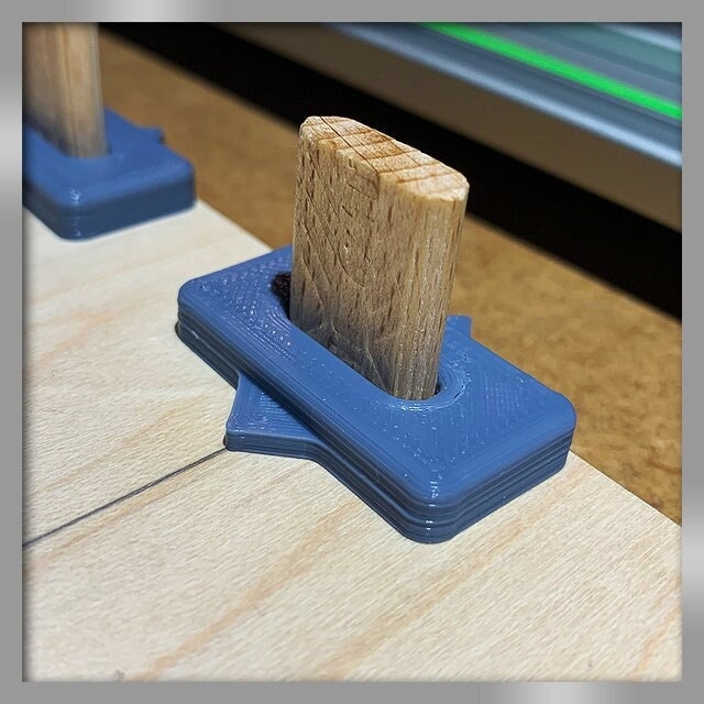 The Original MortiseMarker™ by RAB Tools : Transfer The Center Of Your Mortise With This Handy Little Jig! Comes In A 6-Pack!