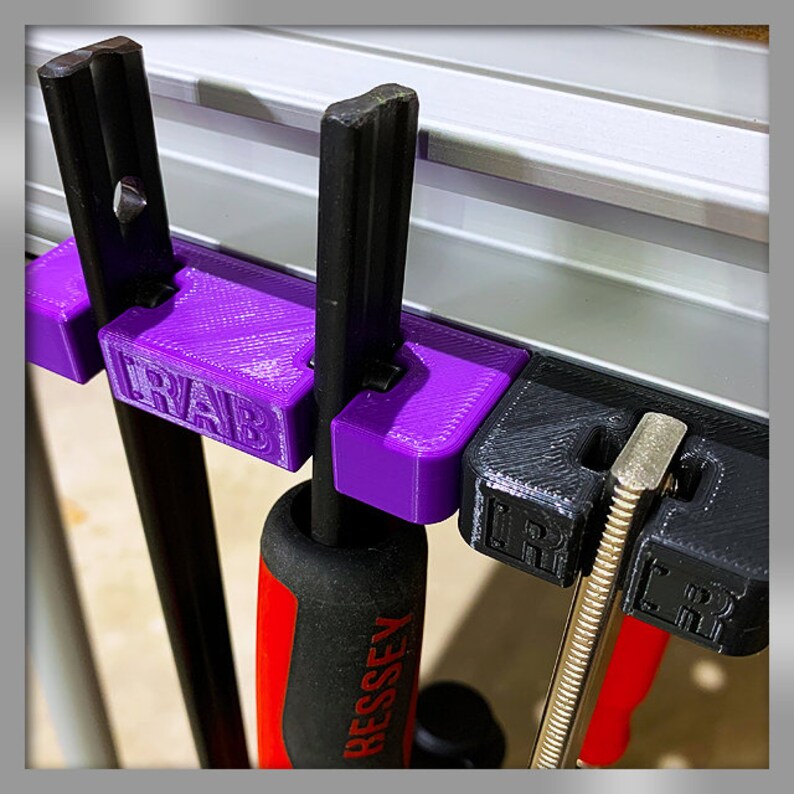 BarRack-CH™ Clamp Holder by RAB Tools : A Different Kind Of Clamp Storage F-Style and Trigger Clamp Storage A RAB Tools Original image 8