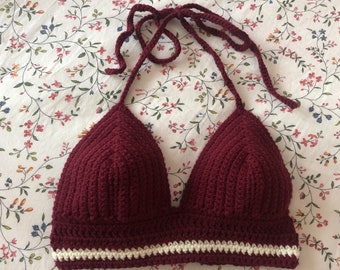 Crochet Crop Top - Varsity