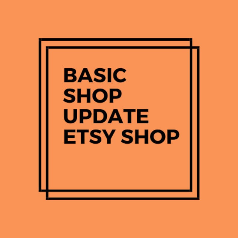 Etsy Shop Update Etsy Virtual Assistant Etsy Shop Etsy
