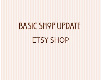 Etsy Shop Management, Virtual Assistant Services