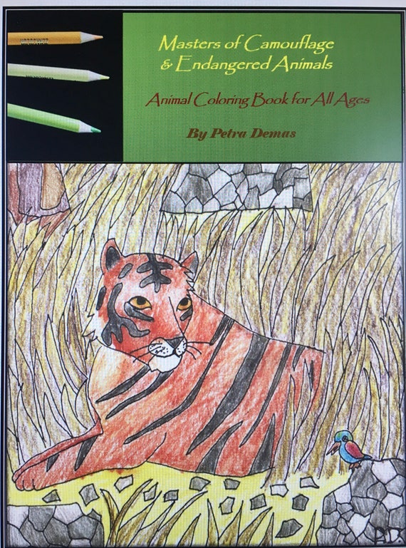 Download Masters Of Camouflage And Endangered Animals Coloring Book Etsy