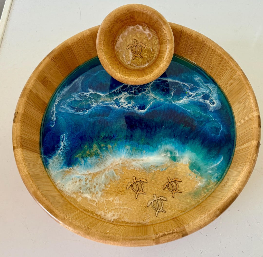 Chip & Dip Ocean Themed Tray