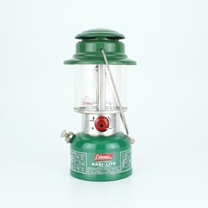 Coleman Laterne Modell 321B (2/78) EASI-LITE ® Vintage Grün, Kanadische Herstellung, Einmantel-Camping- / Gebrauchslaterne vom Februar 1978