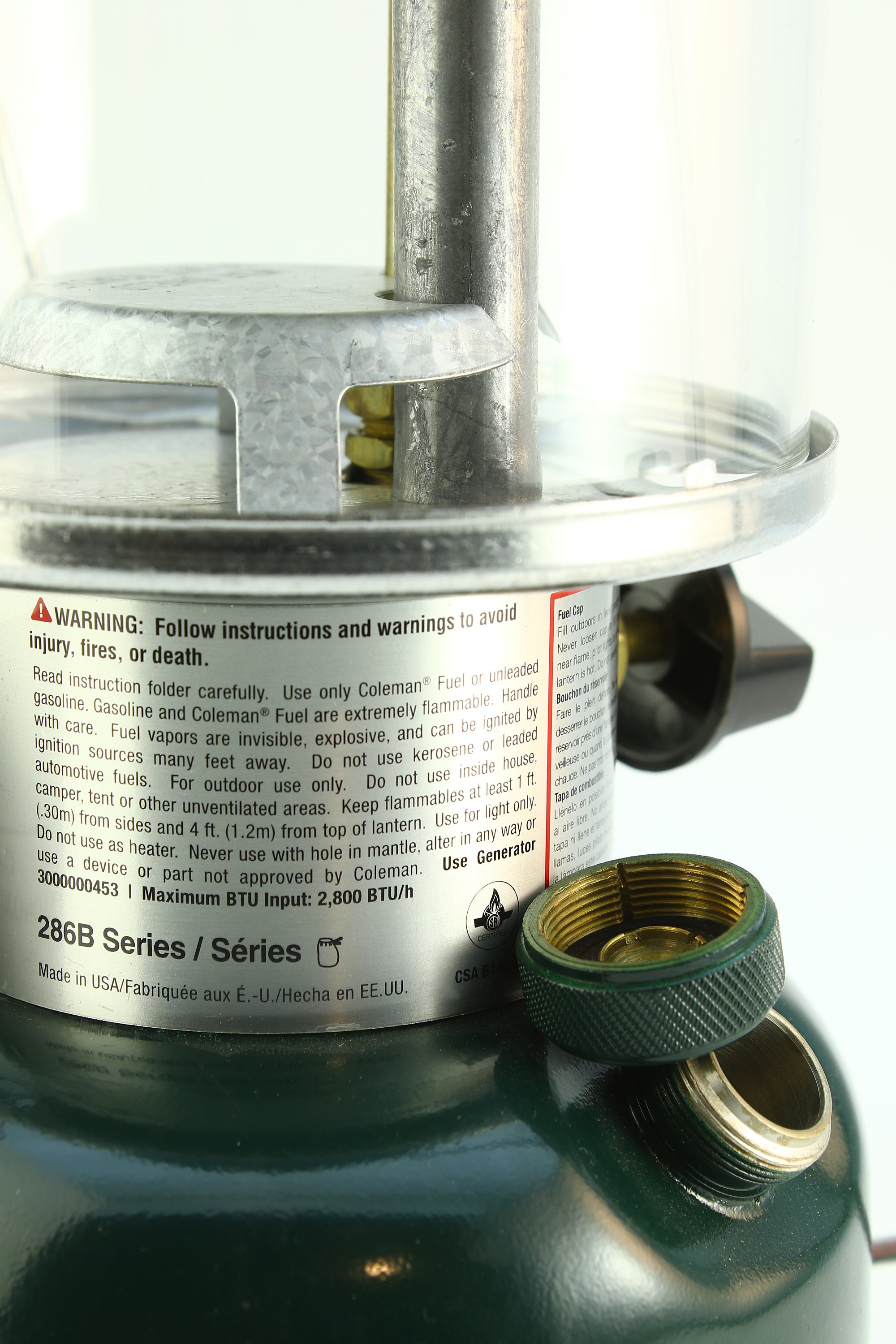 Coleman Modelo 286B Naphtha Fuel American Made Camping/Utility Etsy