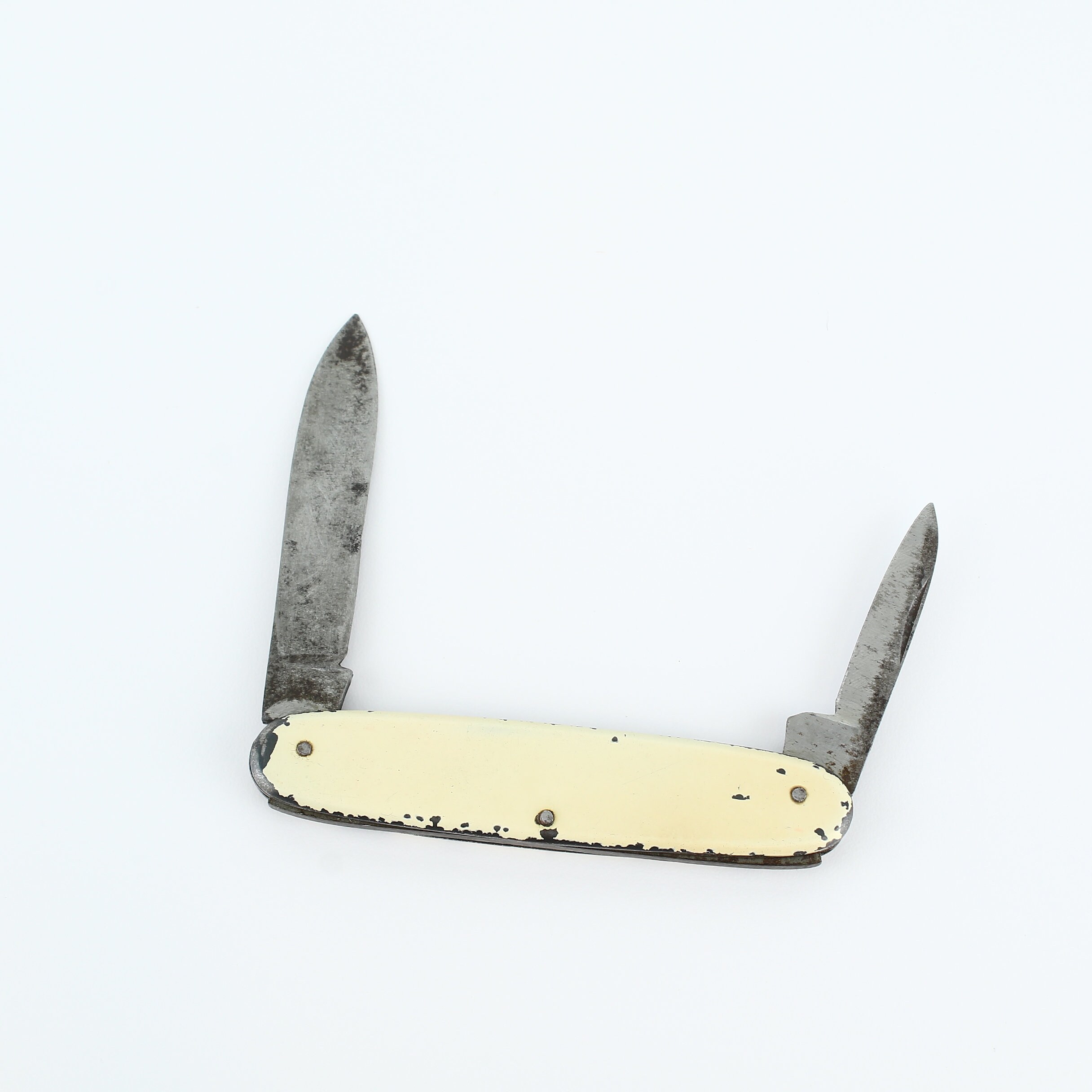 Vintage Two Blade Folding Pocket Knife ARDOBO Cutlery Co. Etsy