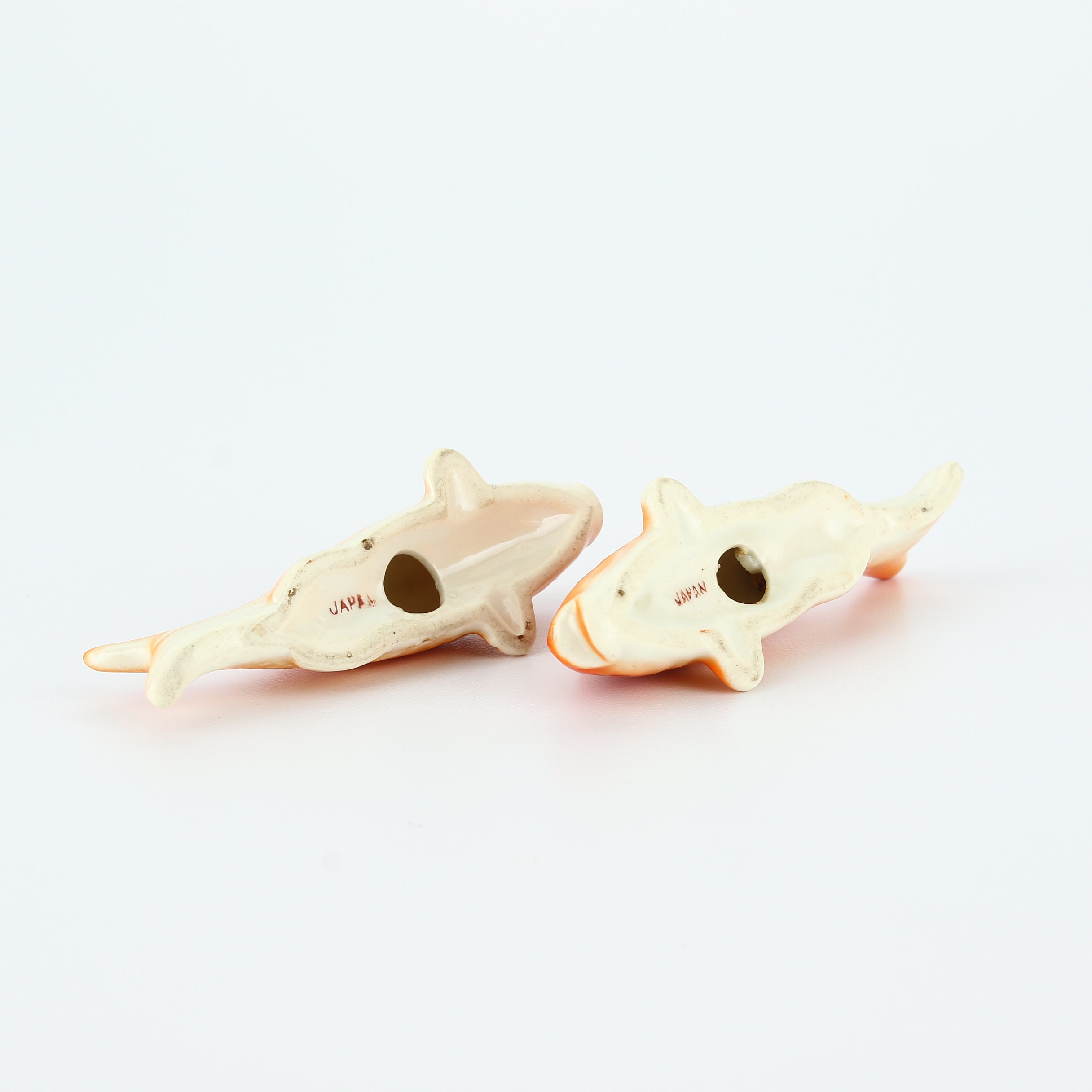 Vintage Japanese Koi Fish Salt and Pepper Shaker Goldfish Etsy