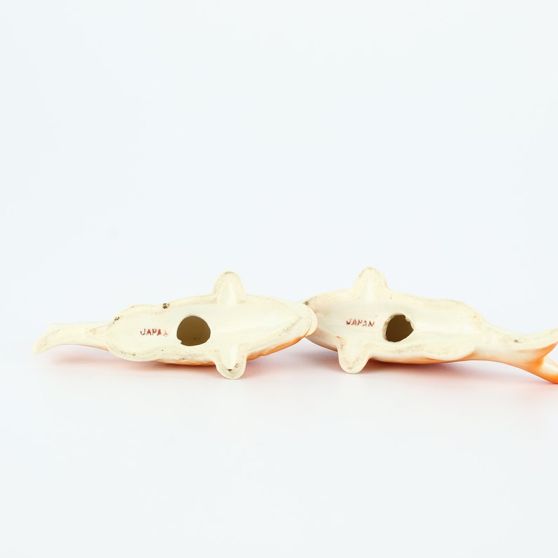 Vintage Japanese Koi Fish Salt and Pepper Shaker Goldfish Etsy