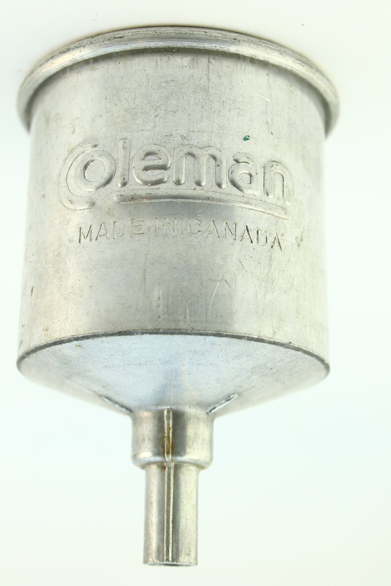 Coleman No. 0 Filter Funnel Vintage Coleman Camping Aluminum Etsy