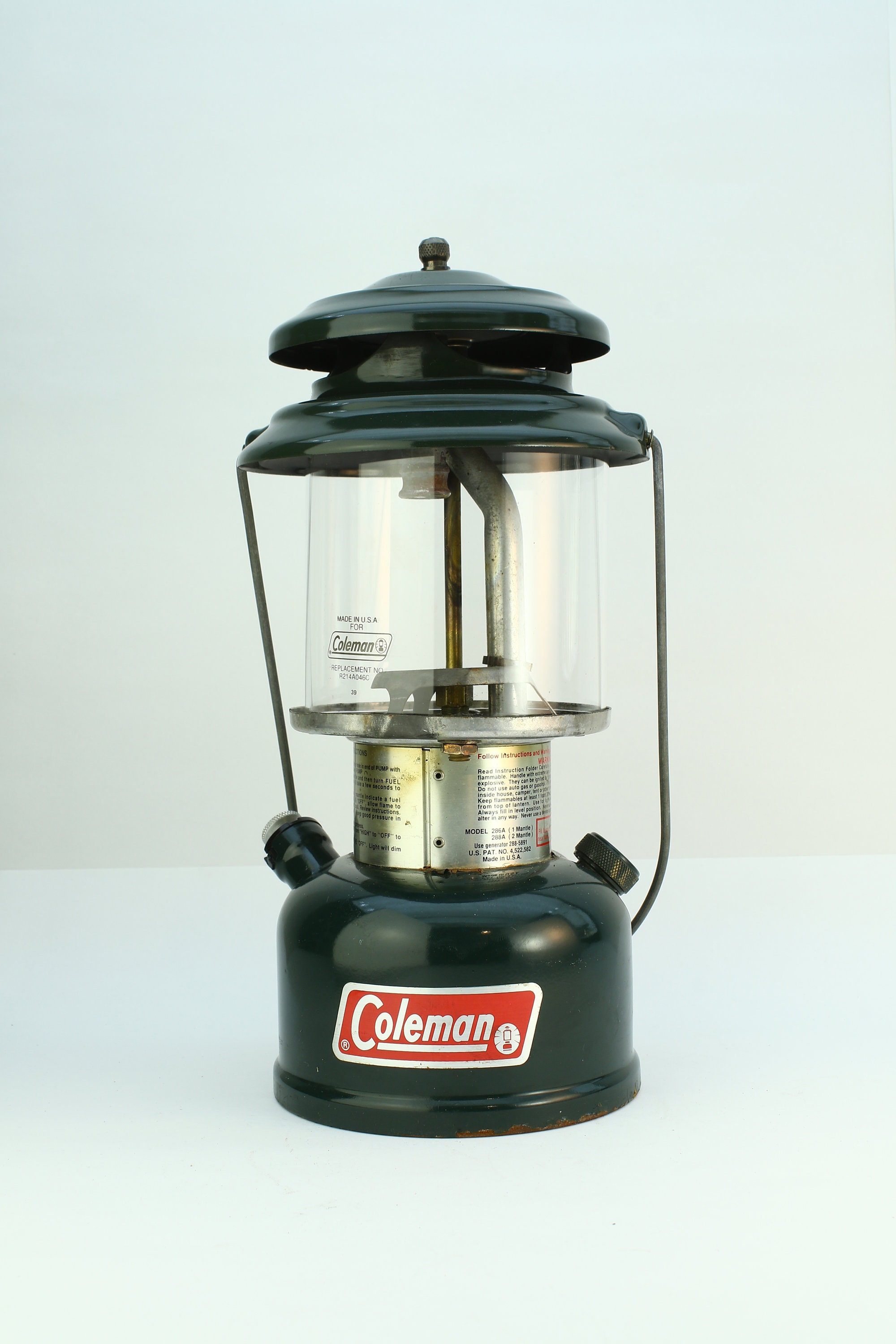 Coleman Lantern Model 286A 3/93 Vintage Green American - Etsy