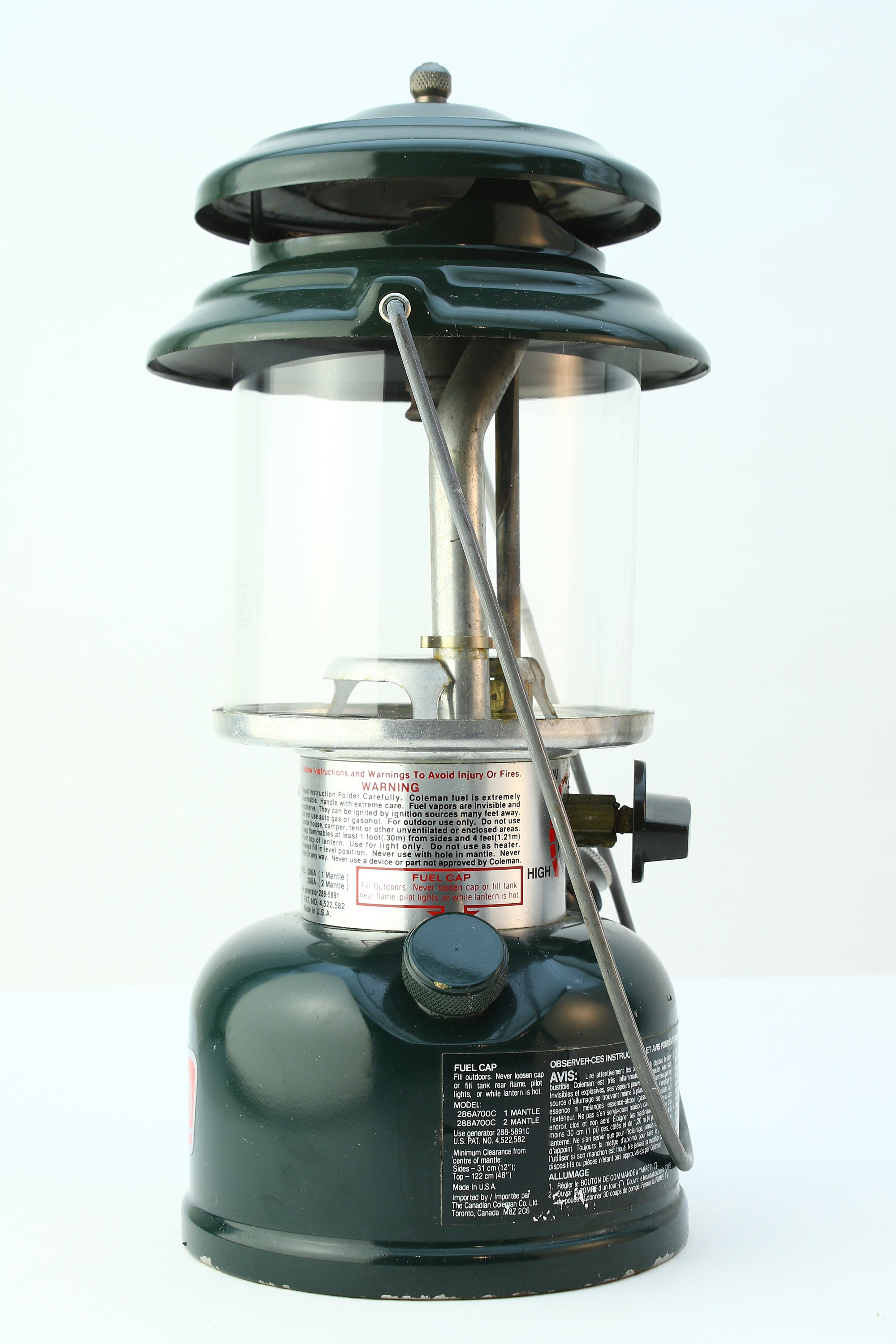 Coleman Lantern Model 286A 3/93 Vintage Green American - Etsy