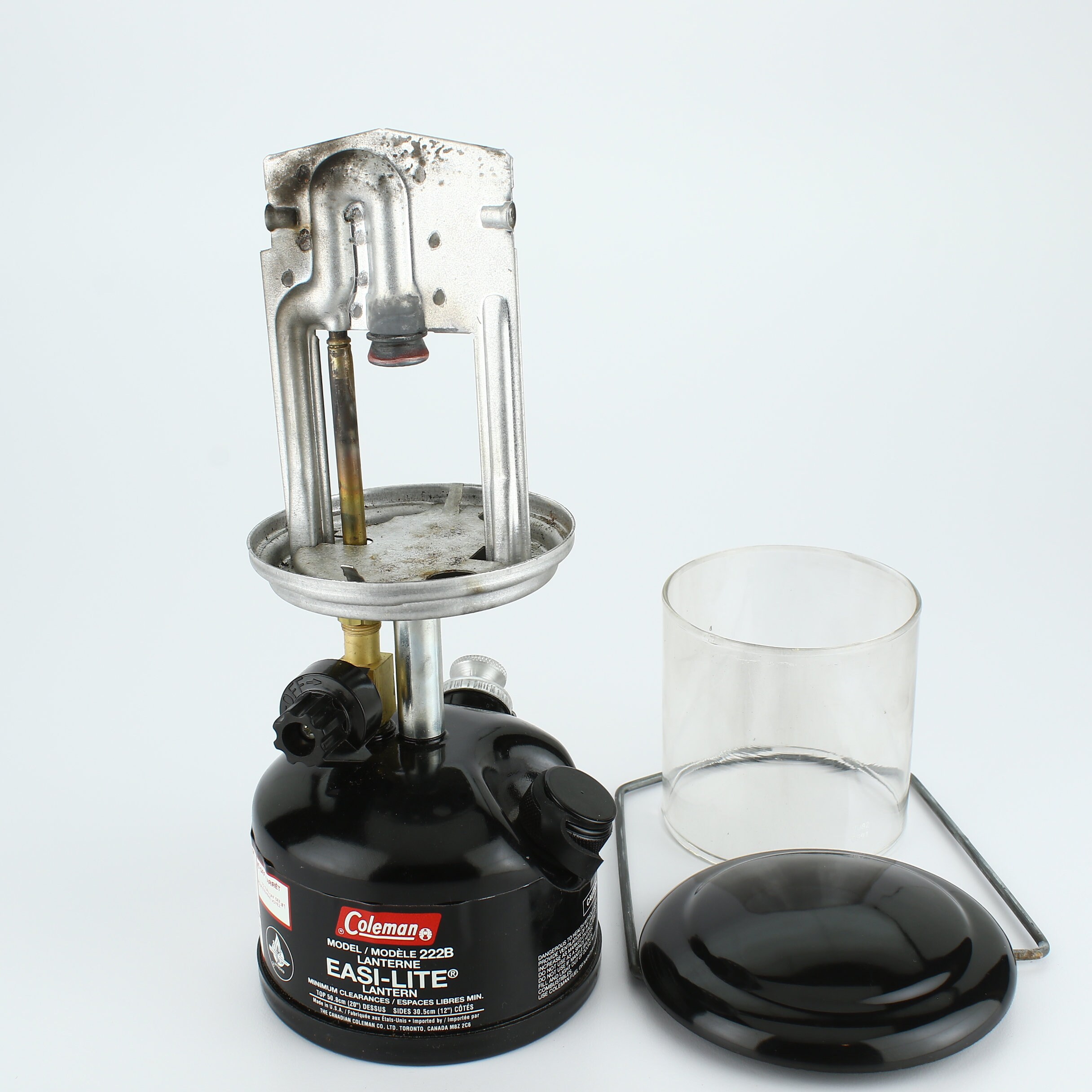 Coleman Lantern Model 222B 12/91 Easi-lite Single Mantle Naphtha 