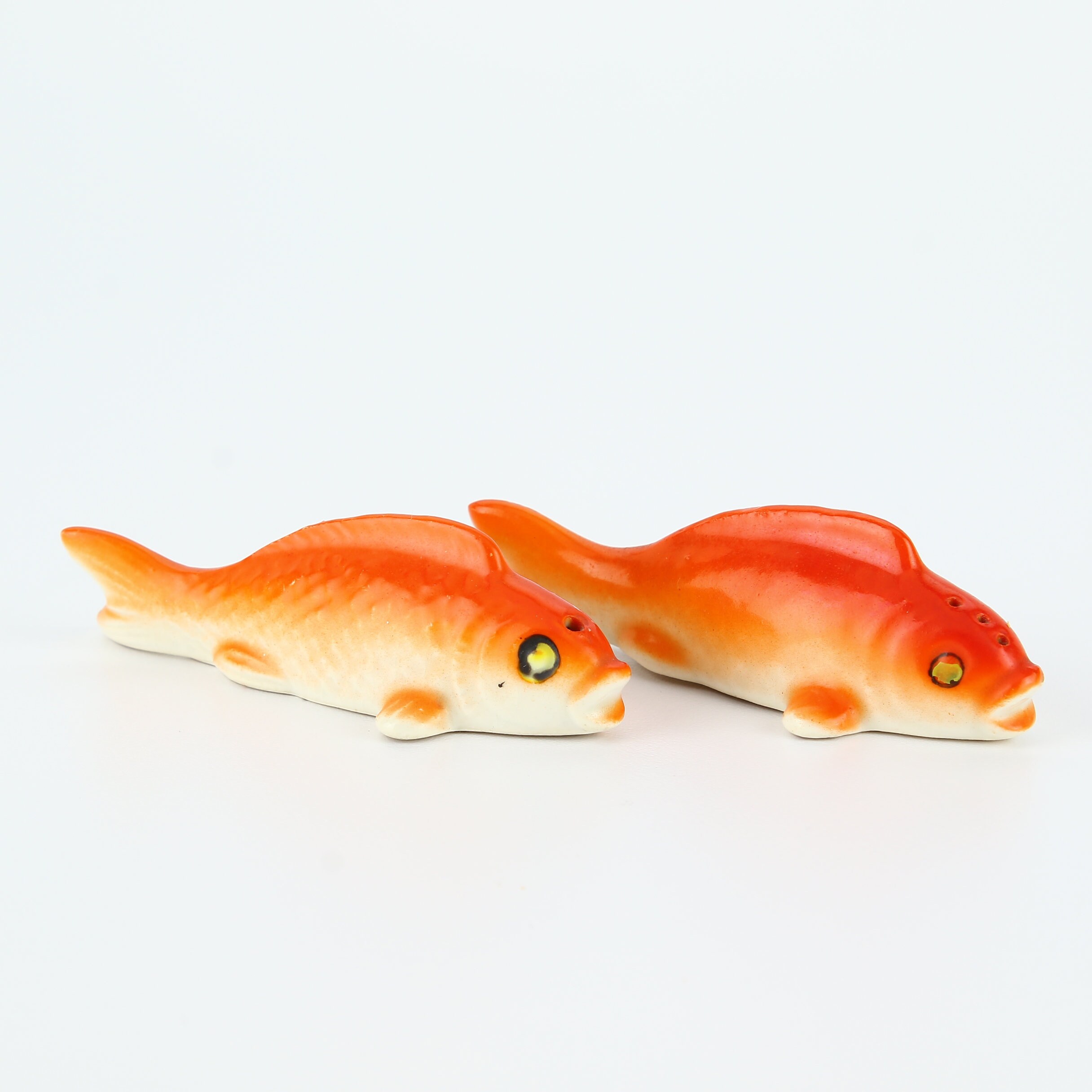 Vintage Japanese Koi Fish Salt and Pepper Shaker Goldfish Etsy