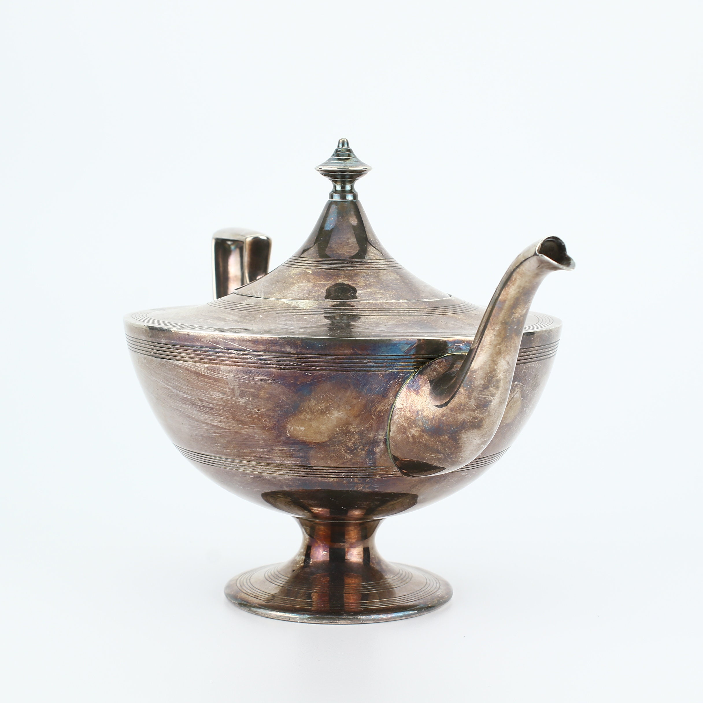 Vintage Silverplate Teapot Elegant FORBES PLATE WARRANTED Etsy