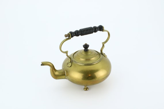 ヴィンテージ真鍮ティーポット - Etsy 日本