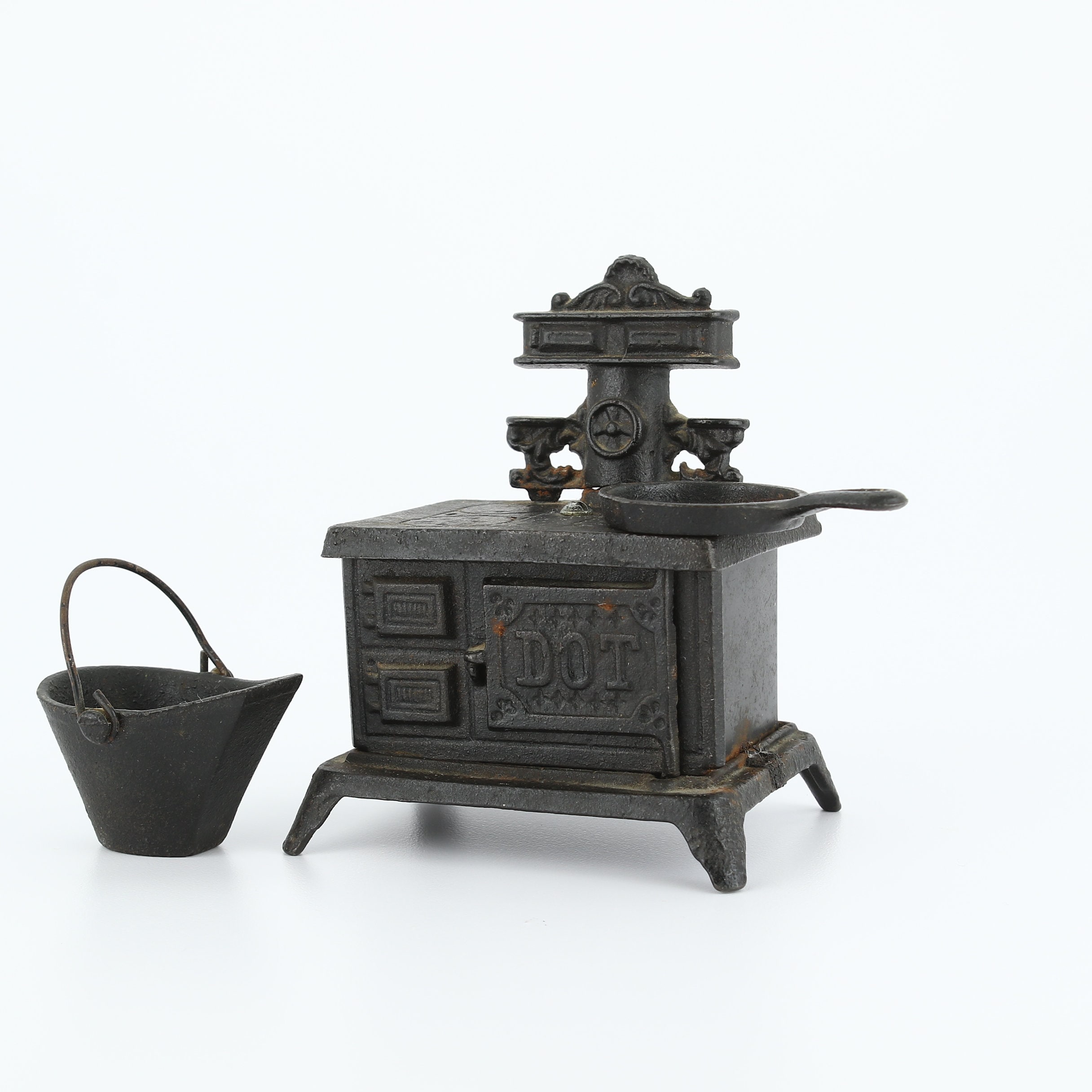 Vintage DOT Miniature Cast Iron Wood Stove With Bucket and Pan - Etsy  Singapore