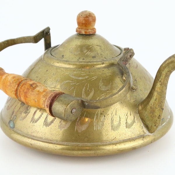 Brass Teapot Etsy