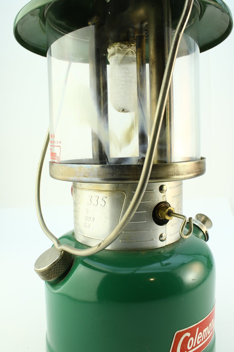 Coleman Model 335 Vintage Green Made In Canada Naphtha Fuel Etsy