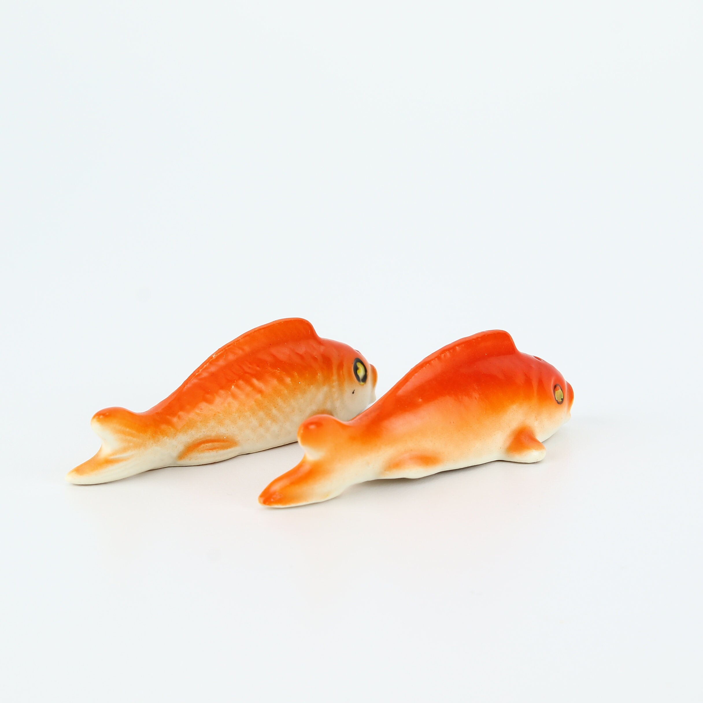 Vintage Japanese Koi Fish Salt and Pepper Shaker Goldfish Etsy