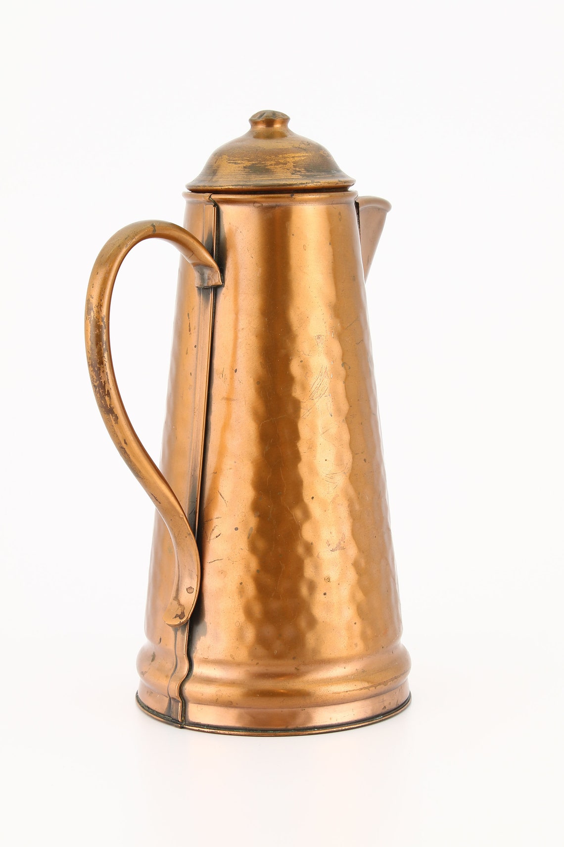 Vintage Gregorian Plainshed Copper Coffee Pot Made in USA by Etsy