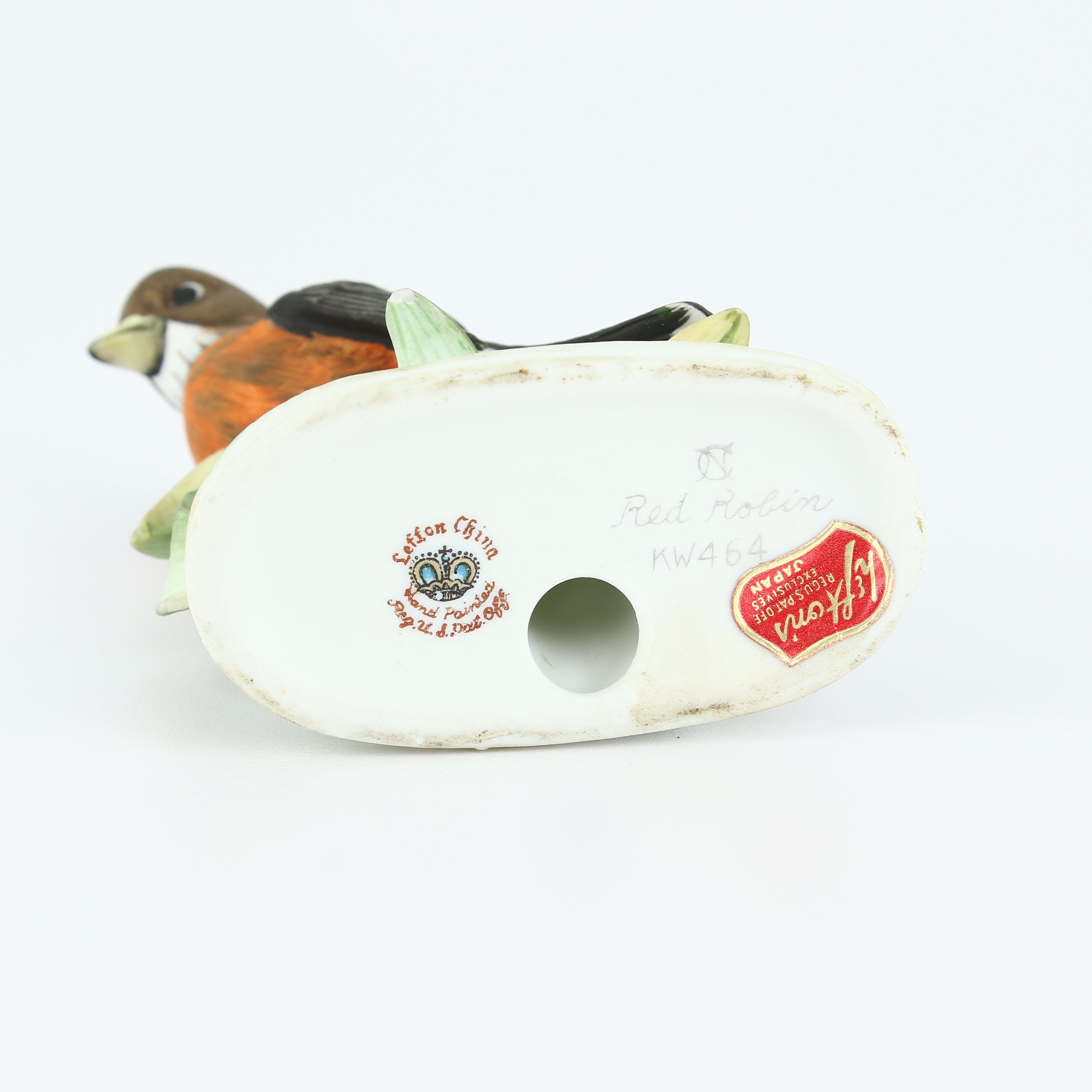 Vintage Lefton China Red Robin Bird Figurine With Leaves and - Etsy Vintage Lefton China Red Robin Bird Figurine With Leaves and - Etsy
