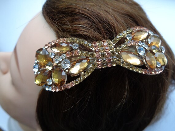 Jeweled Hair Clip Jeweled Hair Barrette. Women's C
